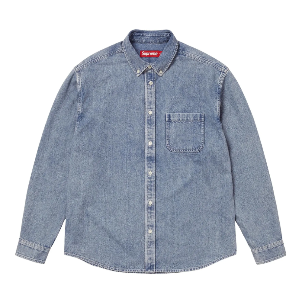 Supreme Appliqué Denim Shirt 'Indigo'