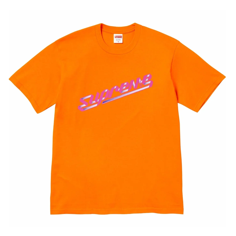 Supreme Banner T-Shirt 'Orange'