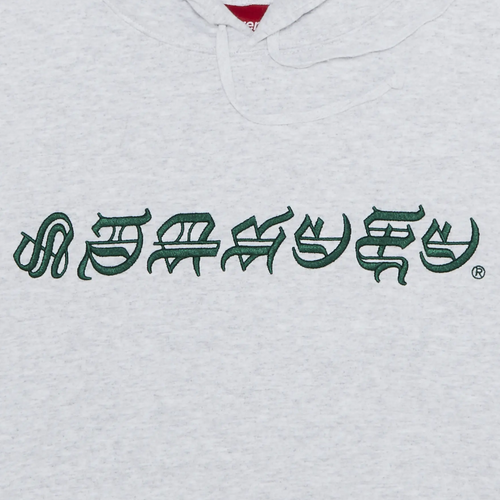 Supreme Blackletter Hoodie 'Ash Grey'