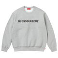 Supreme Bless Crewneck 'Heather Grey'