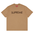 Supreme Capital T-Shirt 'Dark Tan'