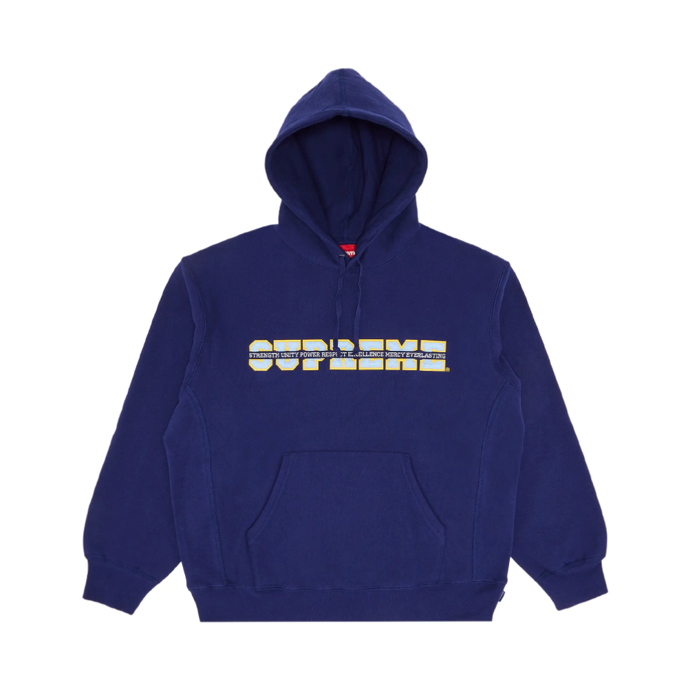 Supreme Collegiate Acronym Hoodie 'Dark Royal'