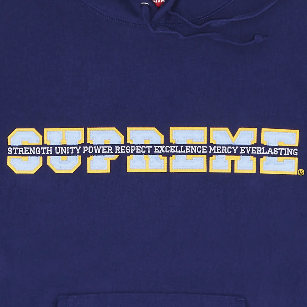 Supreme Collegiate Acronym Hoodie 'Dark Royal'