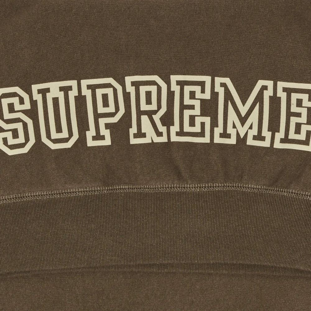 Supreme Collegiate Sleeve Hoodie 'Olive Brown'