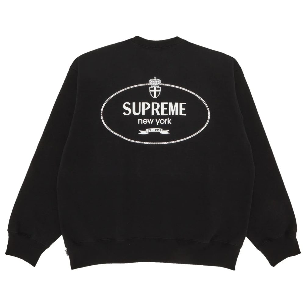 Supreme Crest Crewneck 'Black'