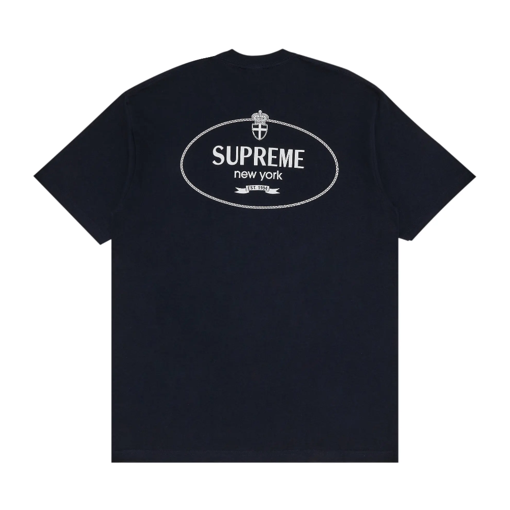 Supreme Crest T-Shirt 'Navy'