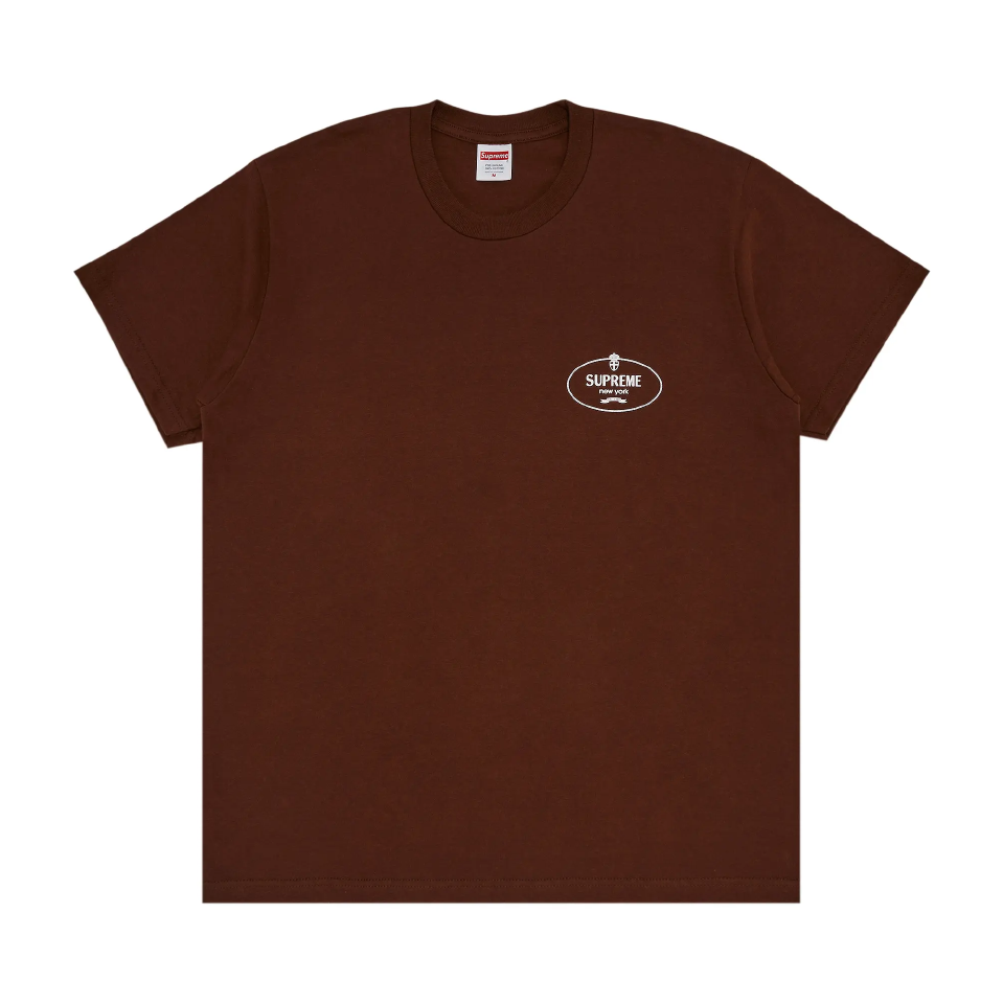 Supreme Crest T-Shirt 'Brown'