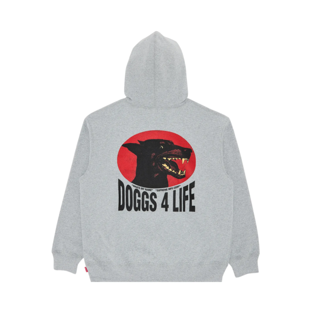 Supreme Doggs Hoodie 'Heather Grey'