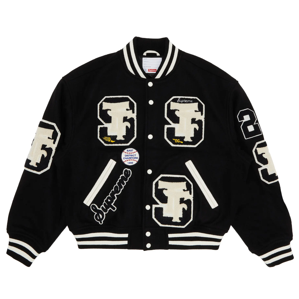 Supreme Drill Team Varsity Jacket 'Black'