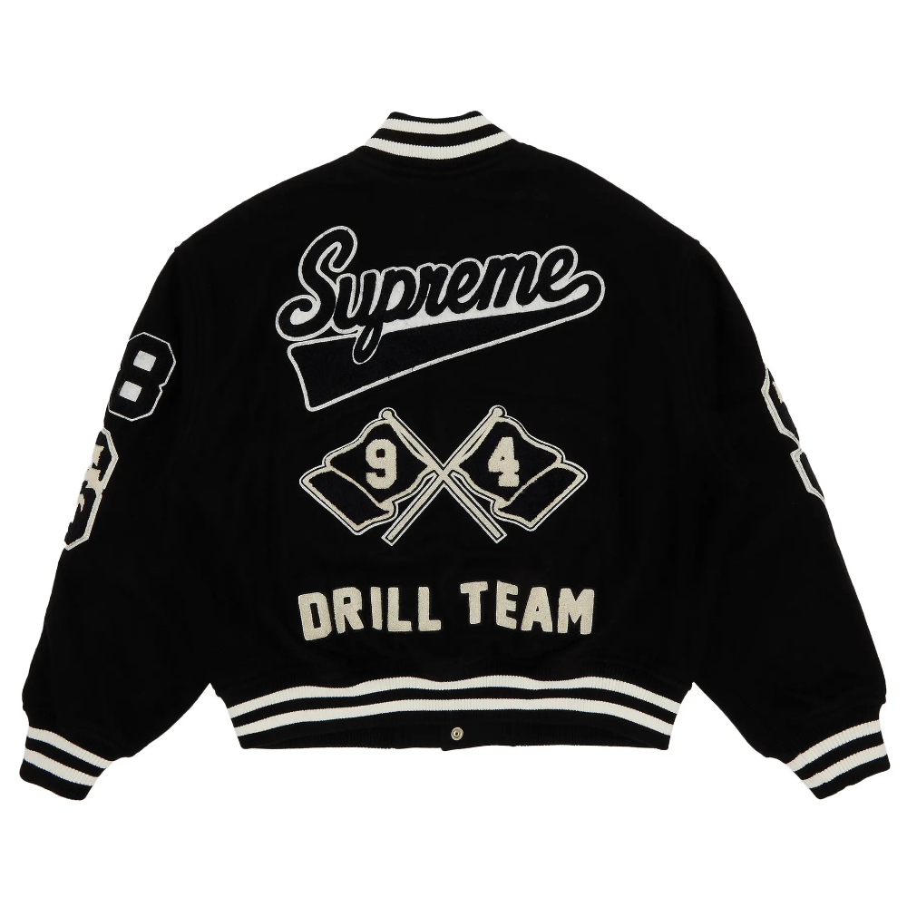 Supreme Drill Team Varsity Jacket 'Black'