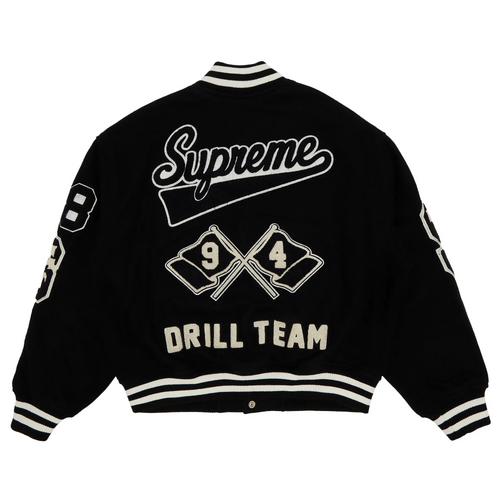 Supreme Drill Team Varsity Jacket 'Black'