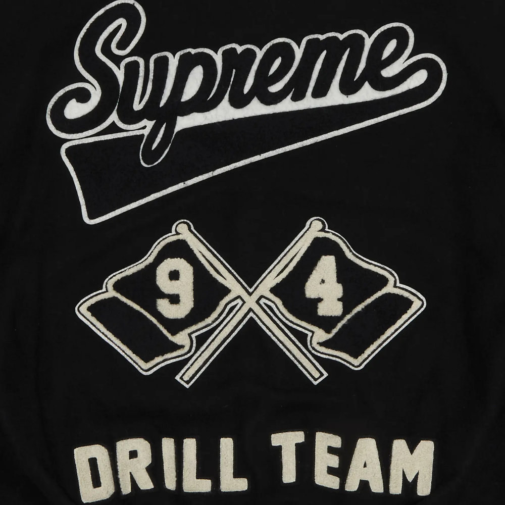 Supreme Drill Team Varsity Jacket 'Black'