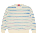 Supreme Flowers Metallic Crewneck 'Ivory'