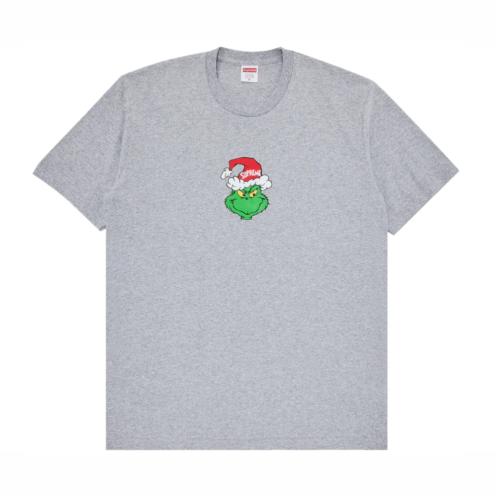 Supreme Grinch T-Shirt 'Heather Grey'