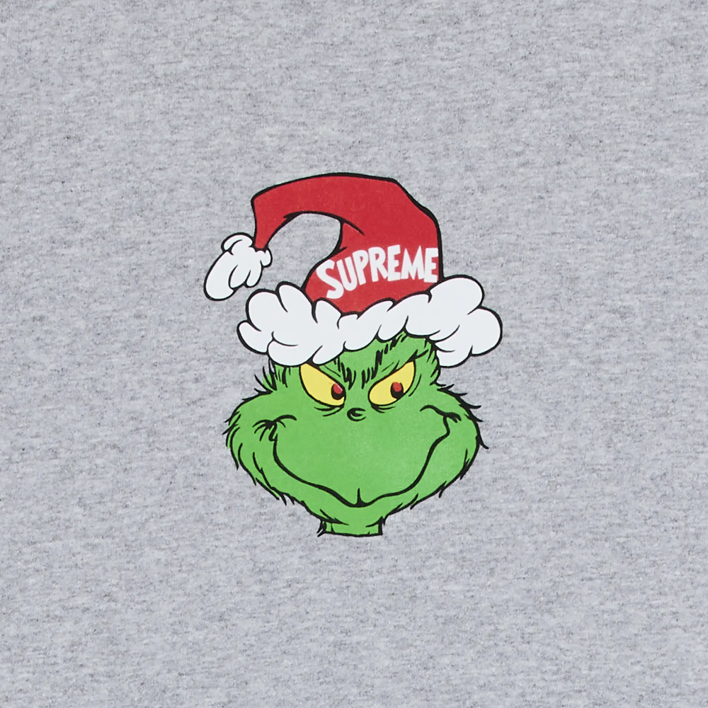 Supreme Grinch T-Shirt 'Heather Grey'