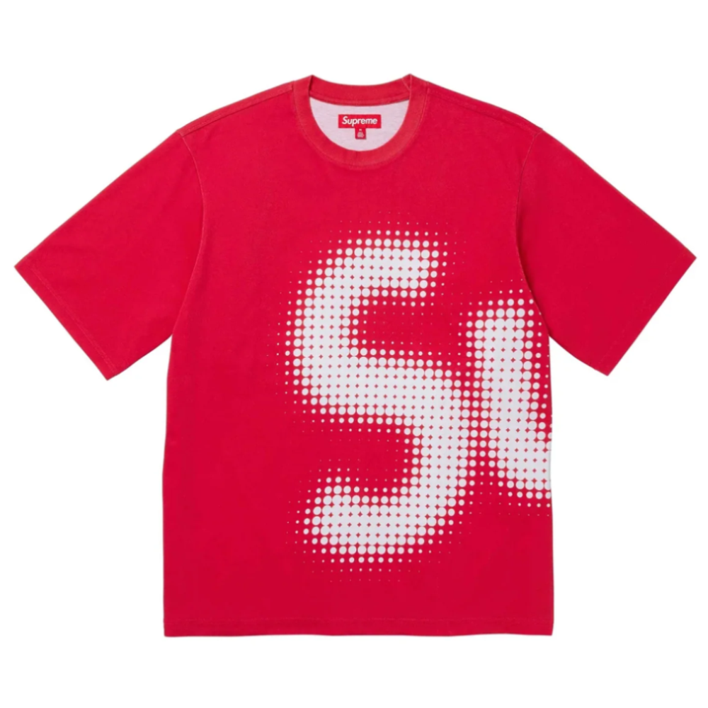 Supreme Halftone T-Shirt 'Red'