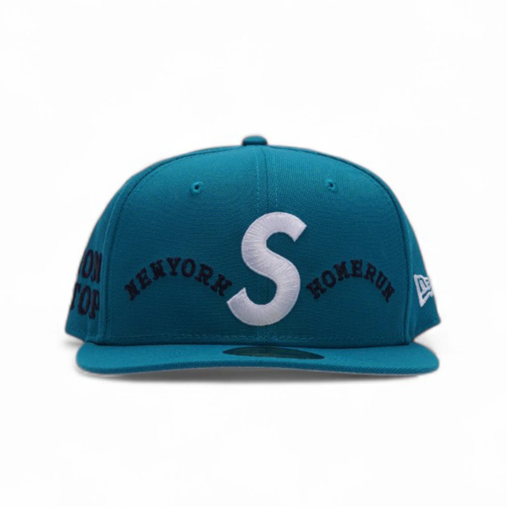Supreme Homerun S Logo New Era 59FIFTY Hat Teal