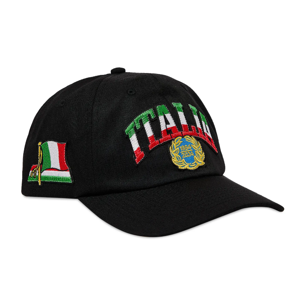 Supreme Italia 6-Panel Cap 'Black'