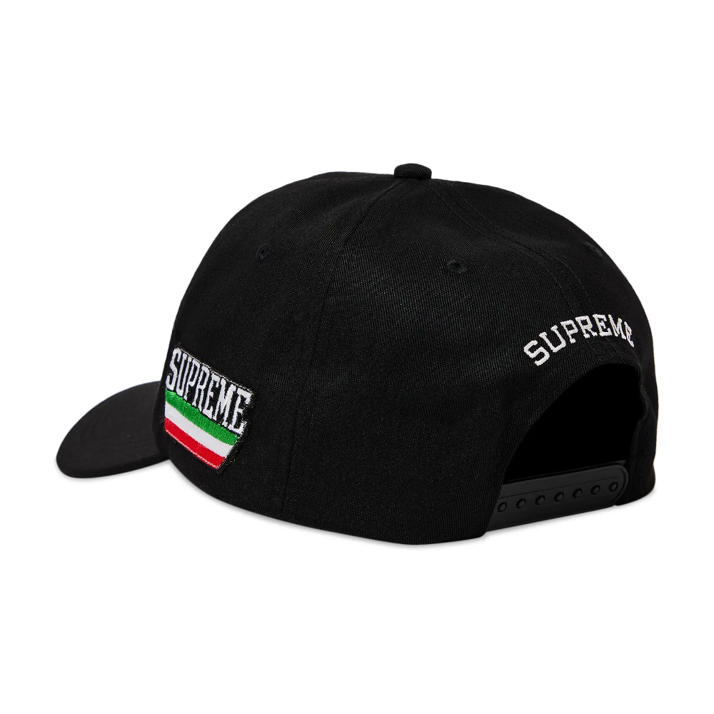 Supreme Italia 6-Panel Cap 'Black'