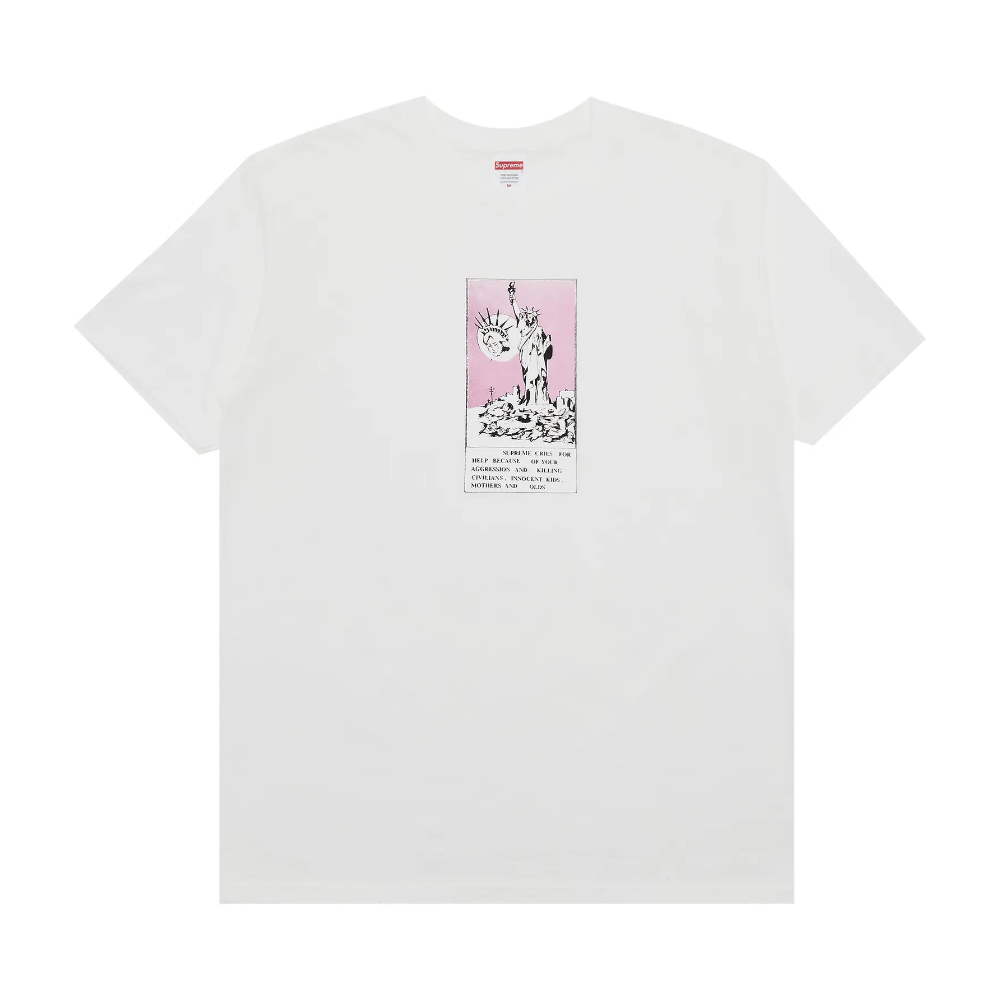 Supreme Liberty T-Shirt 'White'