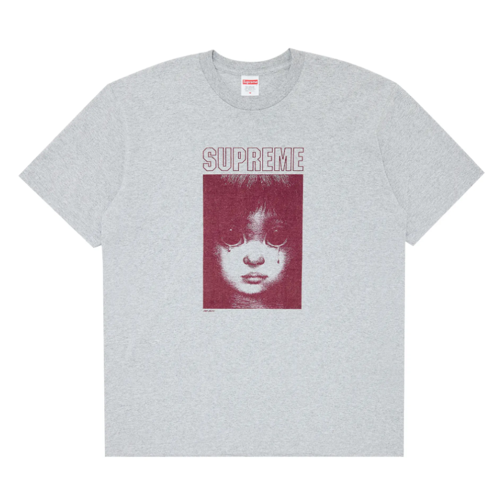 Supreme Margaret Keane Teardrop T-Shirt 'Heather Grey'