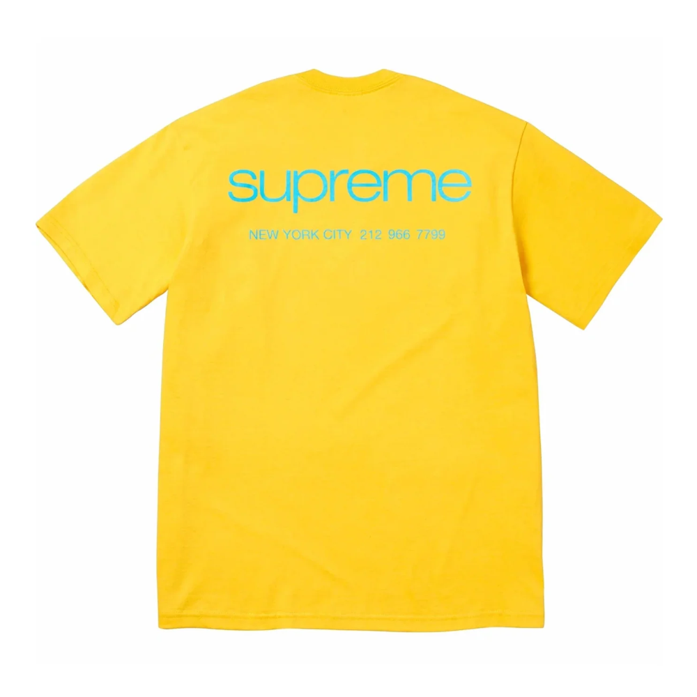 Supreme NYC T-Shirt 'Yellow'