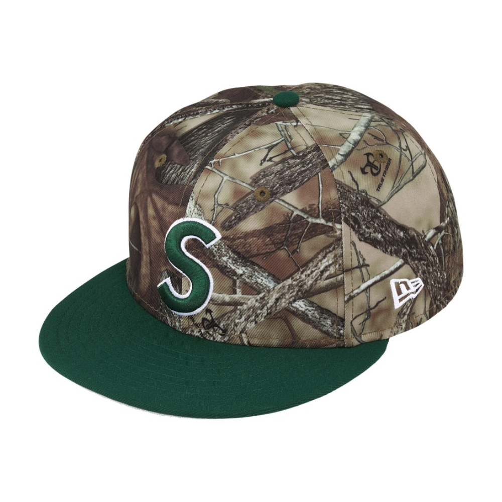 Supreme New Era Reaper S Logo 59FIFTY Fitted Cap 'Woodland Camo'