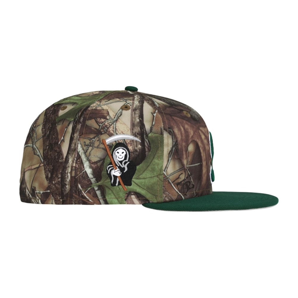 Supreme New Era Reaper S Logo 59FIFTY Fitted Cap 'Woodland Camo'