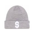 Supreme New Era $ Beanie 'Heather Grey'