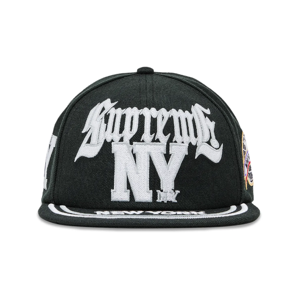 Supreme New York 6-Panel Black Cap