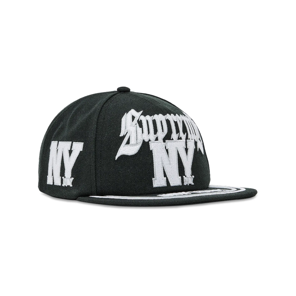 Supreme New York 6-Panel Black Cap