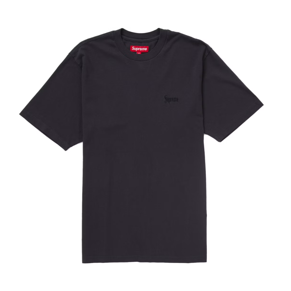 Supreme Old English T-Shirt 'Washed Black'