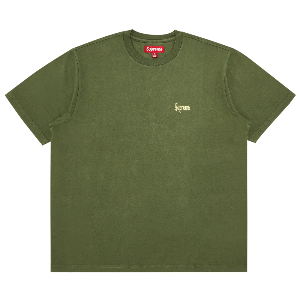 Supreme Old English T-Shirt 'Olive'