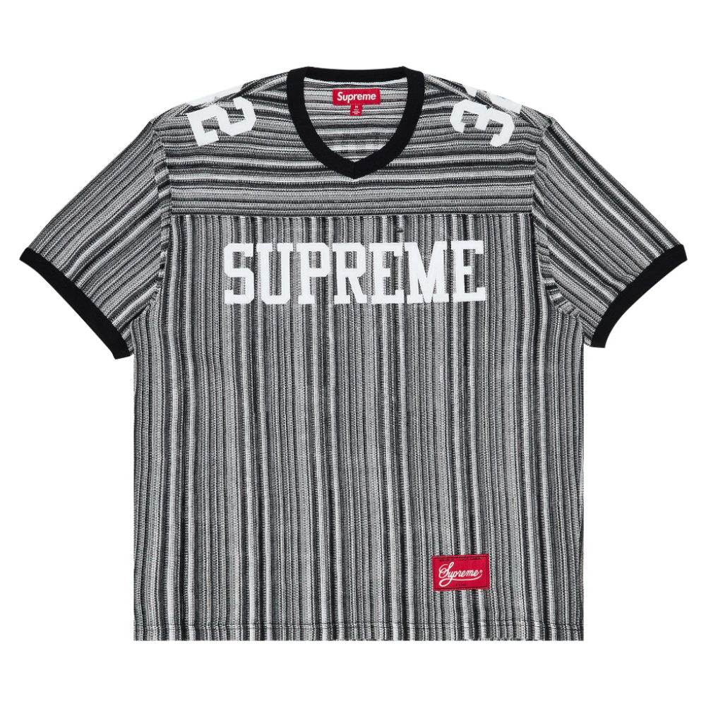 Supreme Open Knit Football Top Black