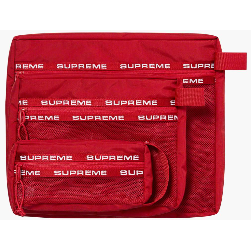 Supreme Organizer Pouch Set 'Red'