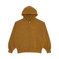 Supreme Overdyed Small Box Zip Up Hoodie 'Sand'