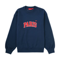 Supreme Paris Shop Small Box Crewneck 'Navy'