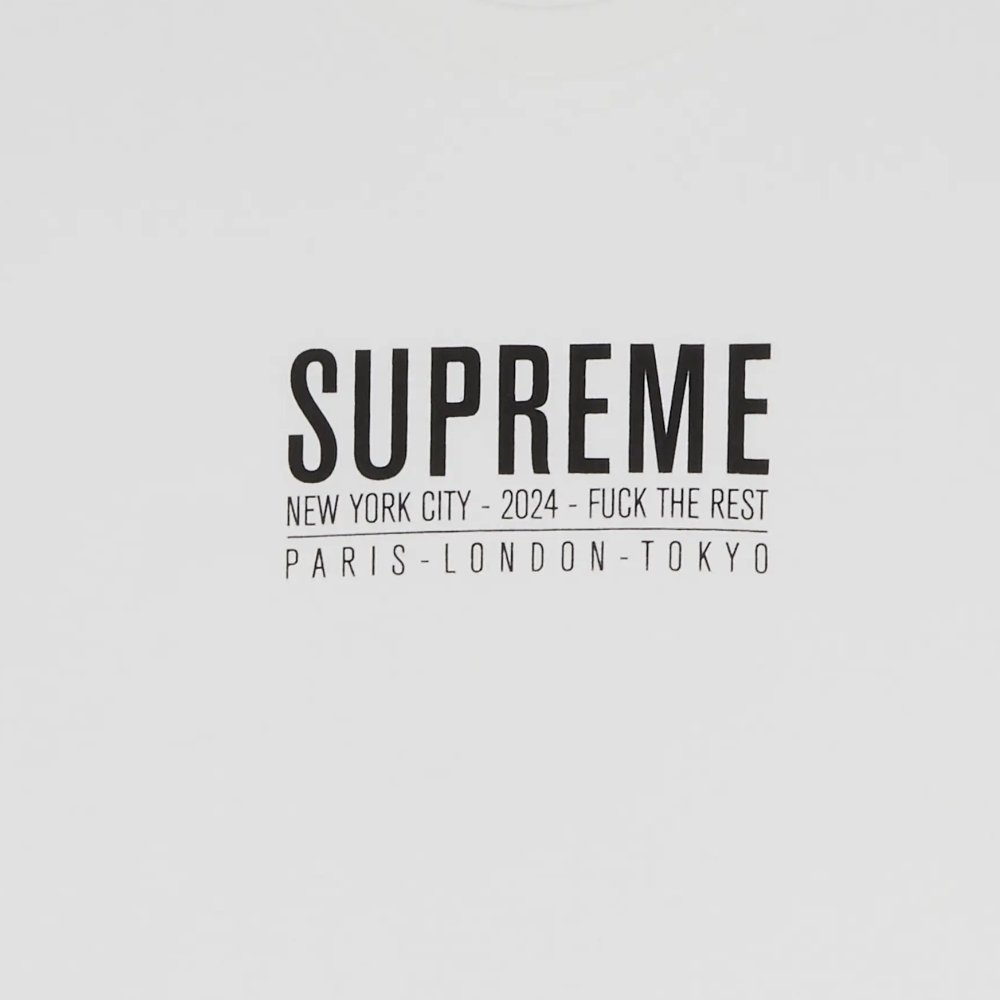 Supreme Paris T-Shirt 'White'