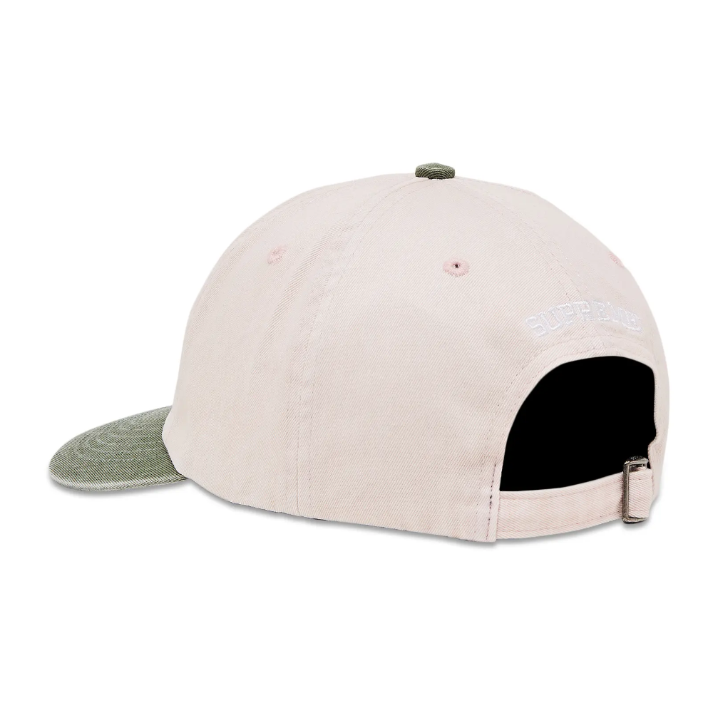 Supreme Pigment Coated 2-Tone S Logo 6-Panel Cap 'Light Pink'