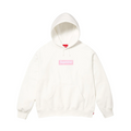 Supreme Pink Box Logo Hoodie 'White'