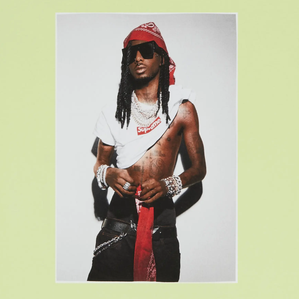 Supreme Playboi Carti T-Shirt 'Pale Green'