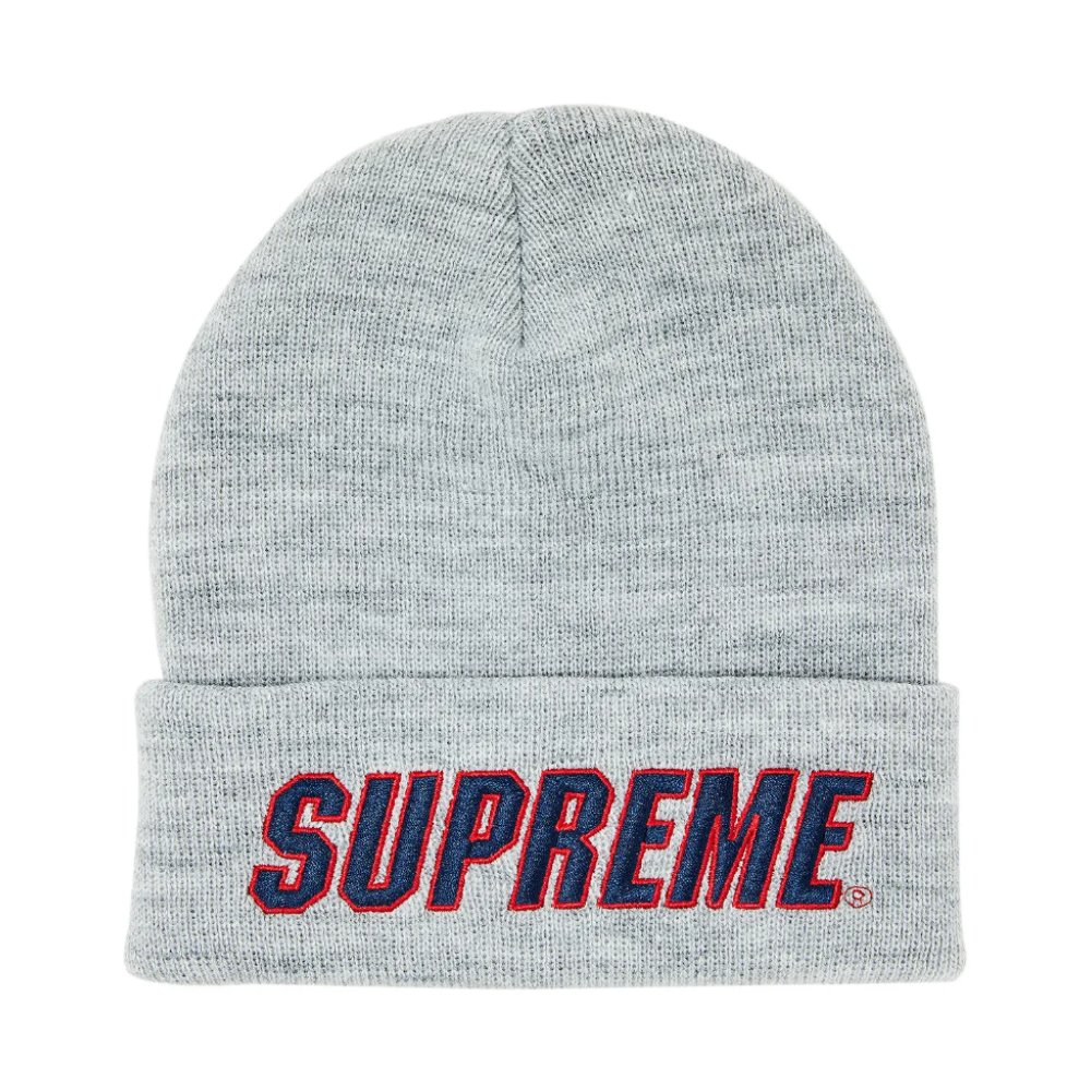 Supreme Slant Beanie 'Heather Grey'