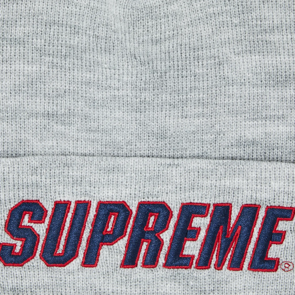 Supreme Slant Beanie 'Heather Grey'