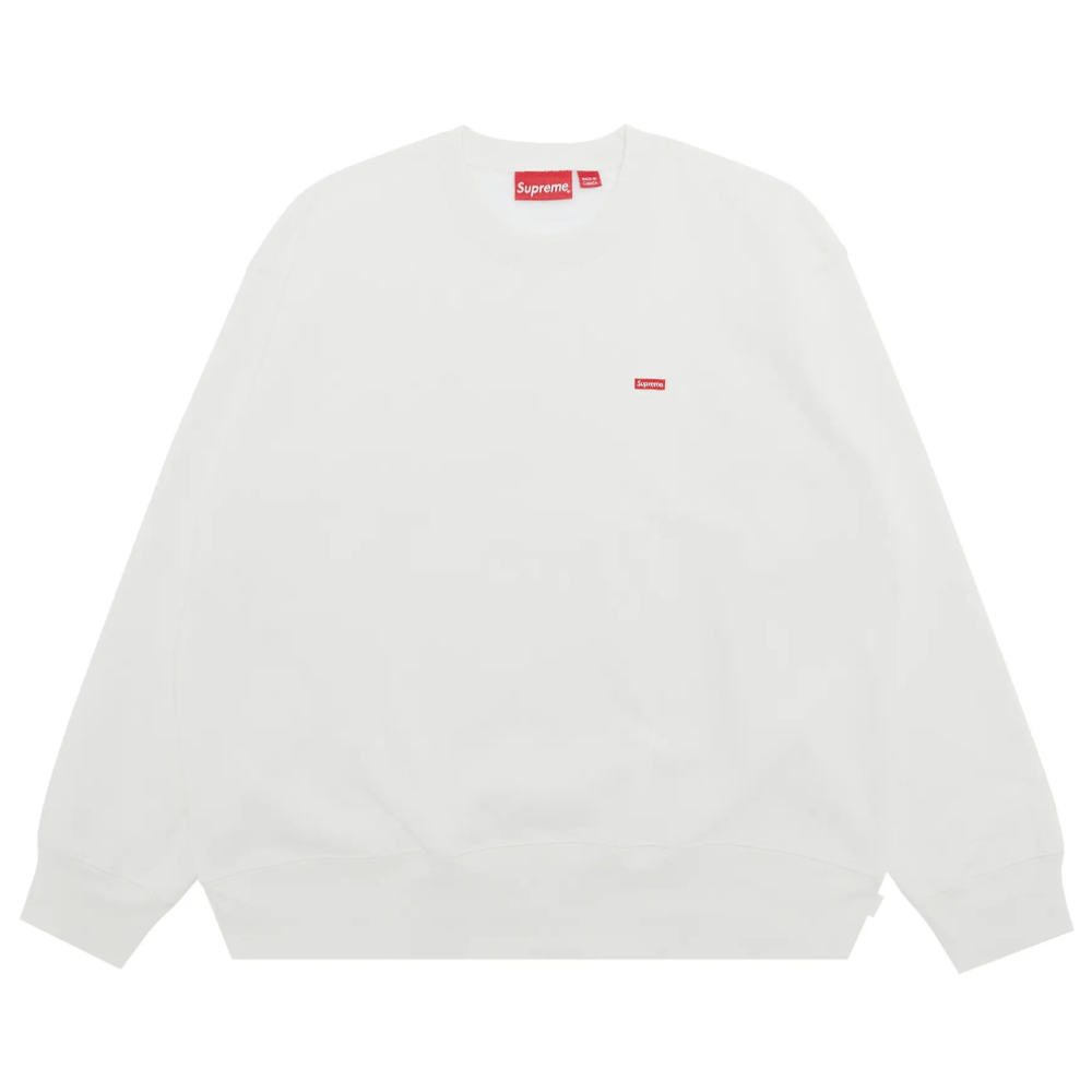 Supreme Small Box Crewneck 'White'