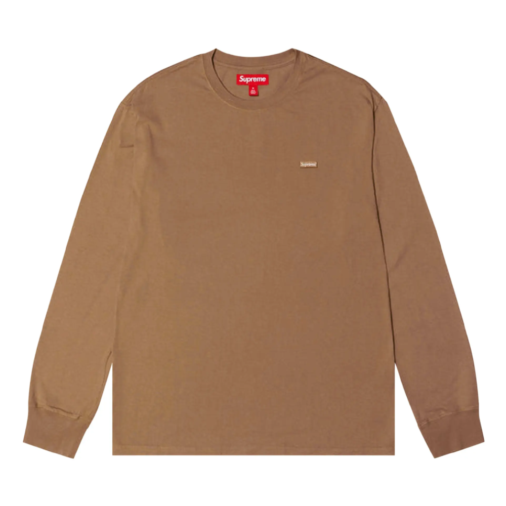 Supreme Small Box Long-Sleeve T-Shirt 'Light Brown'