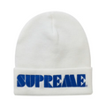 Supreme Stencil Beanie 'White'
