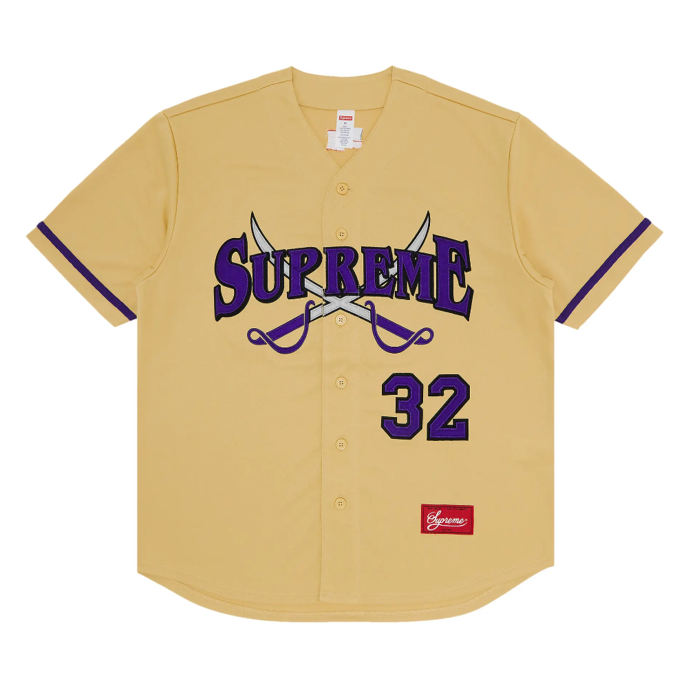 Supreme Swords Baseball Jersey Gold