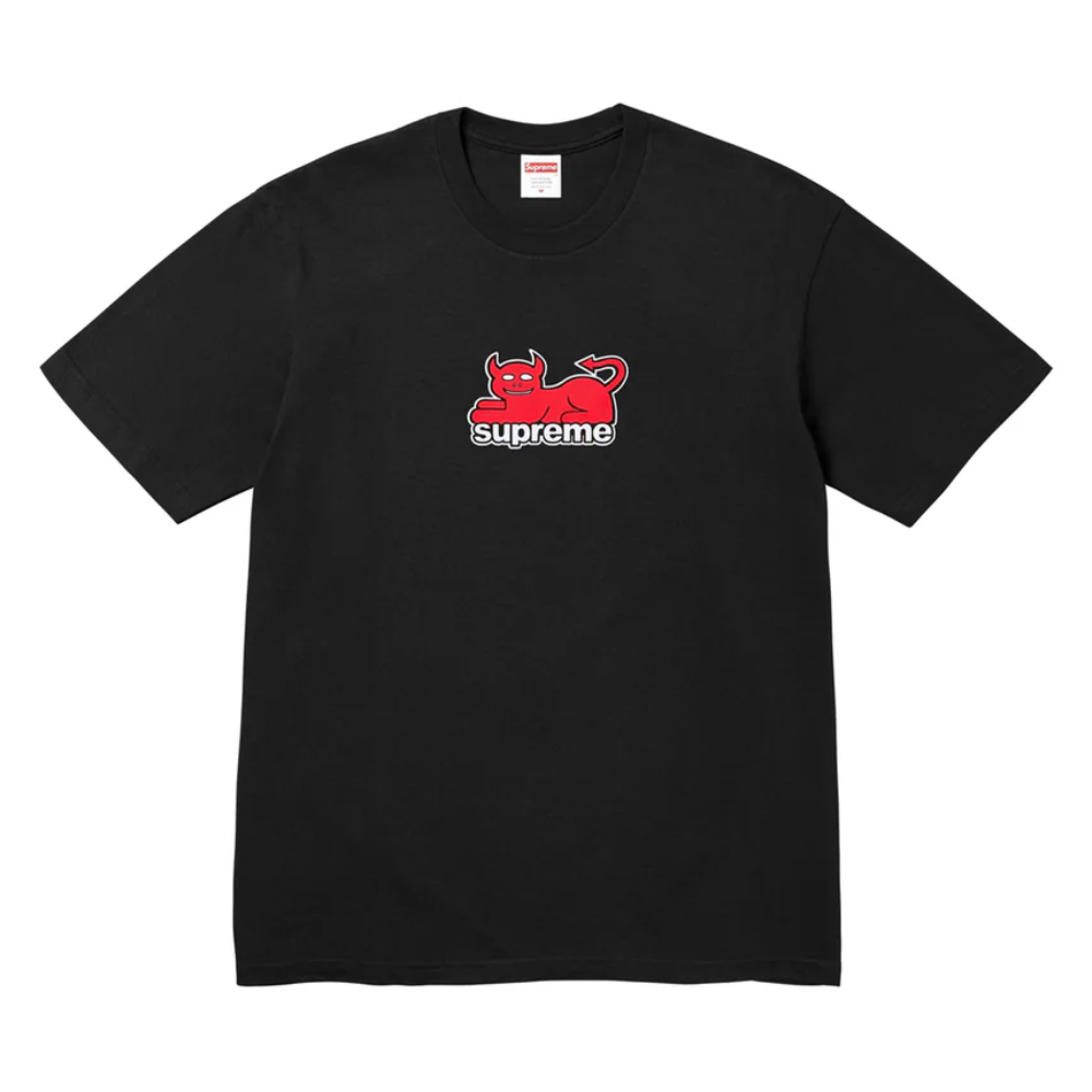 Supreme Toy Machine Devil Cat T-Shirt 'Black'