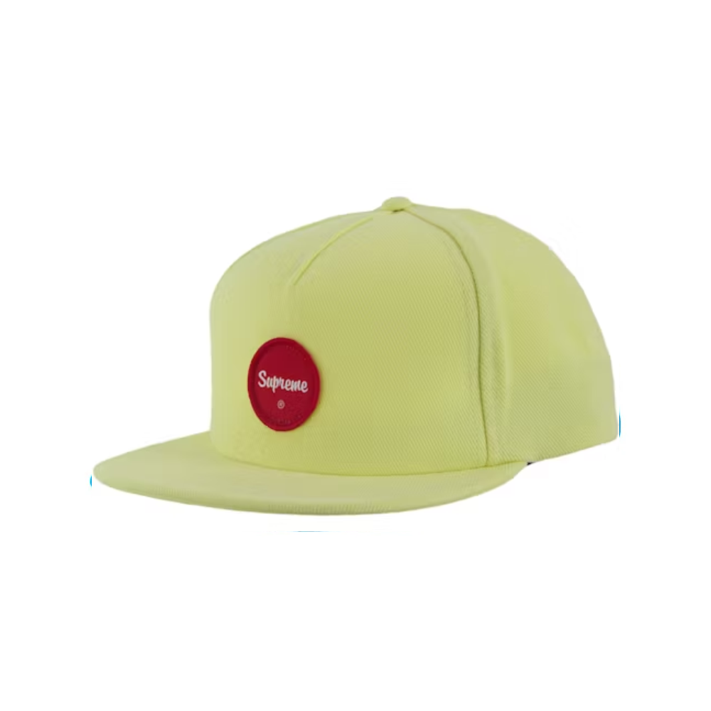 Supreme Twill Patch 5-Panel Cap Light Lime