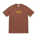 Supreme Warning T-Shirt 'Brown'